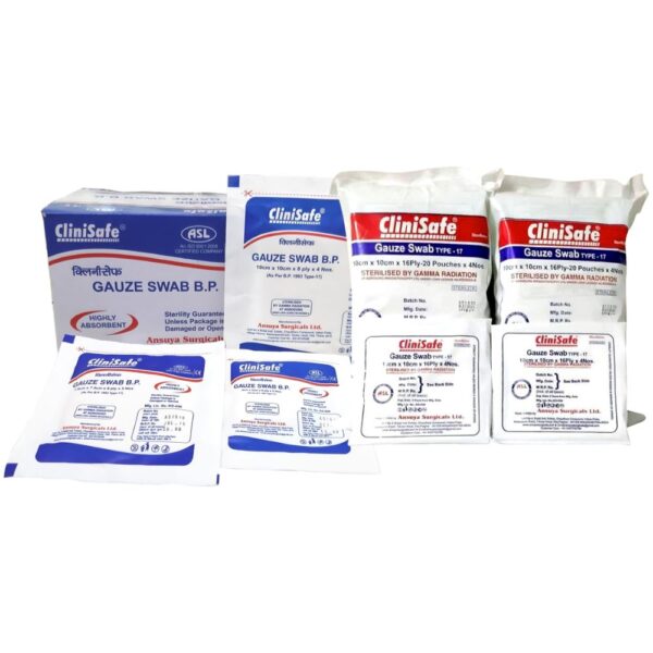 Gauze Swab (Sterile & Non-Sterile) - Clinisafe