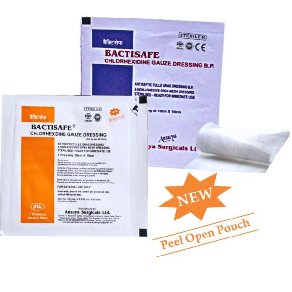 Chlorhexidine Gauze Dressing B.P - Bactisafe