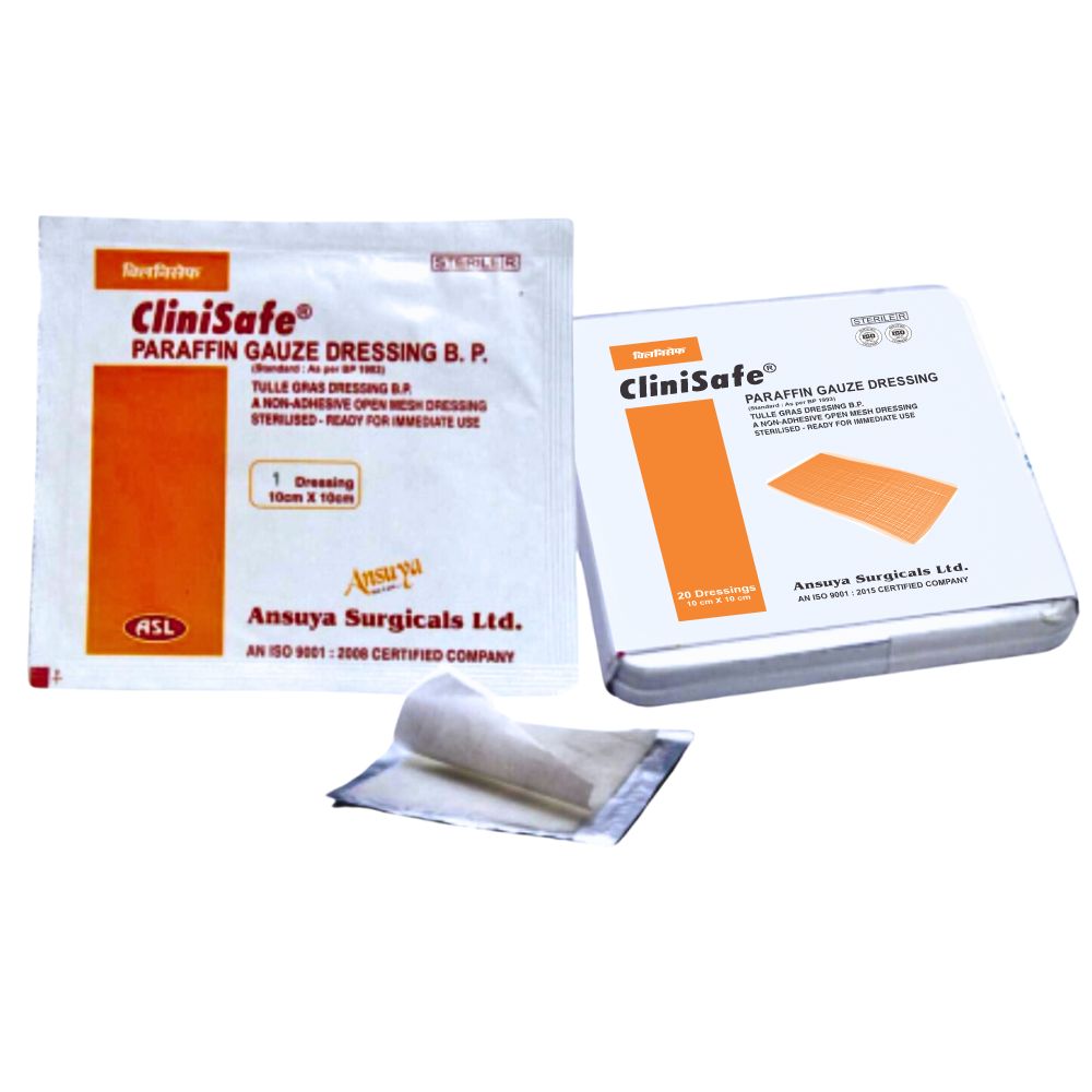 Paraffin Gauze Dressing B.P - Clinisafe